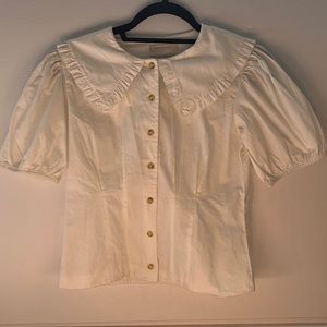 White Urban Outfitters Blouse (NEVER WORN)